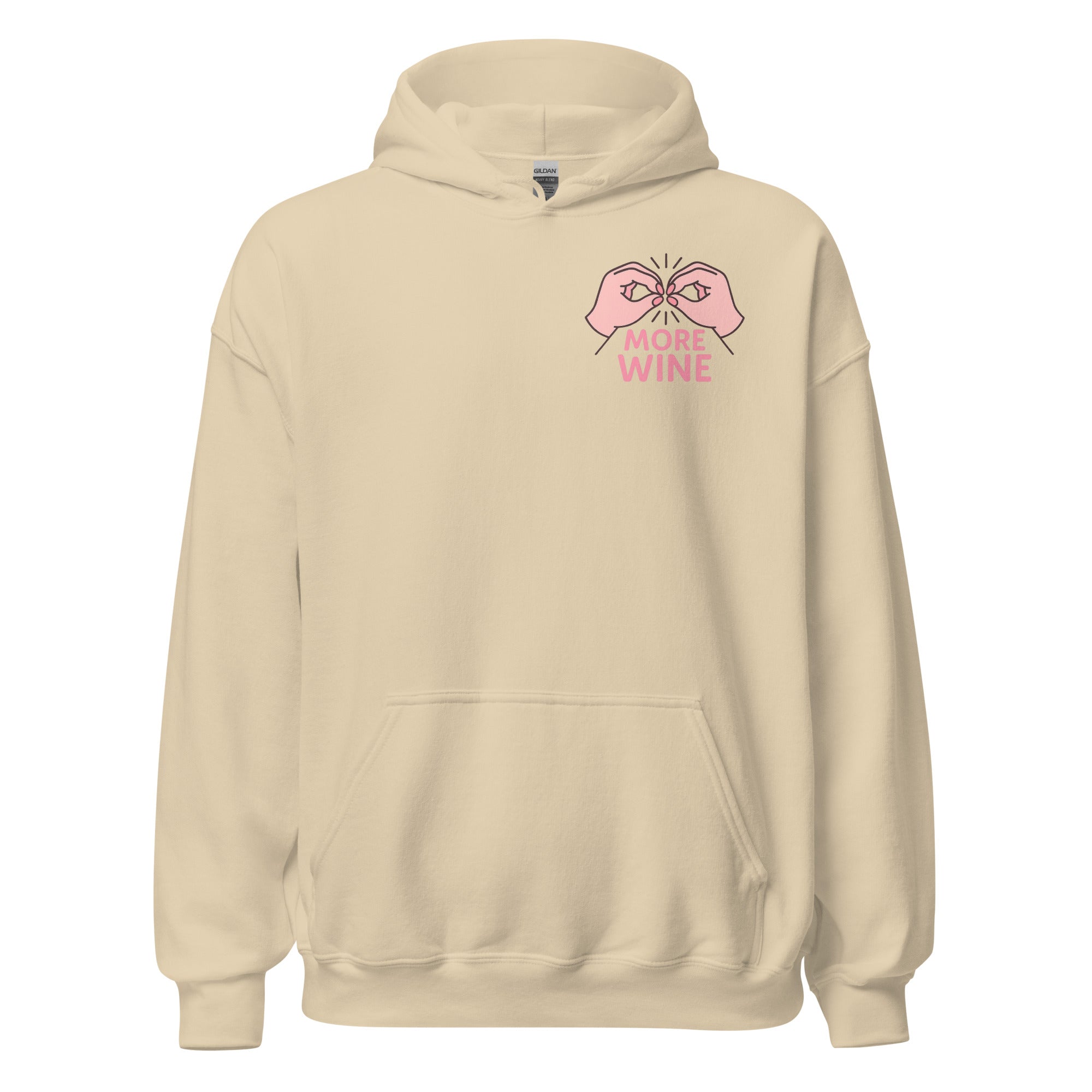 Toronto Mama More Wine Left Chest Hoodie