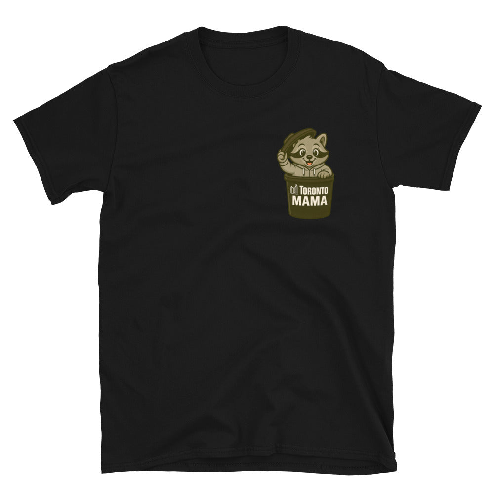 Toronto Mama Garbage Raccoon Left Chest Tee