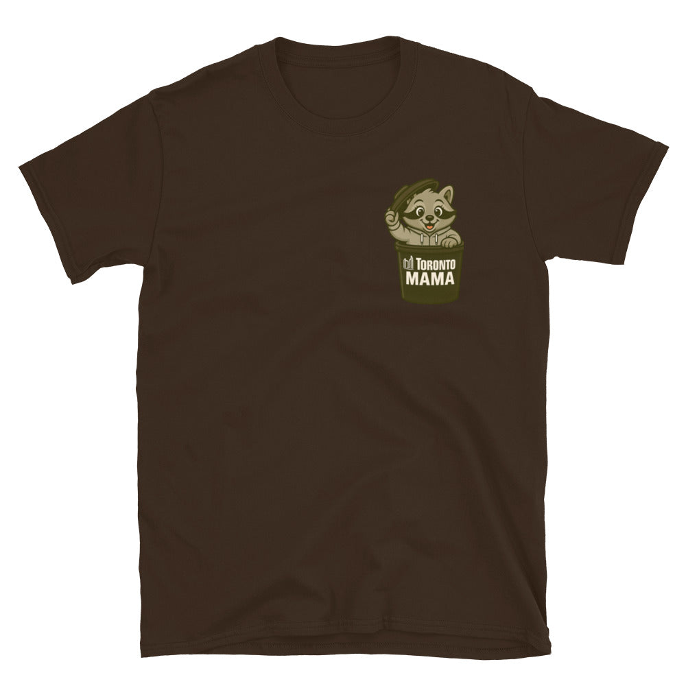 Toronto Mama Garbage Raccoon Left Chest Tee