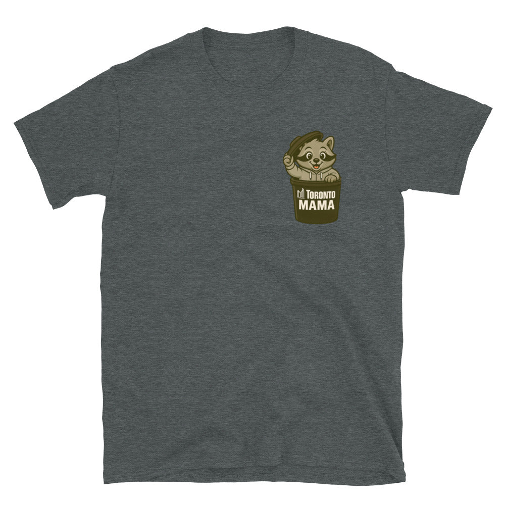 Toronto Mama Garbage Raccoon Left Chest Tee