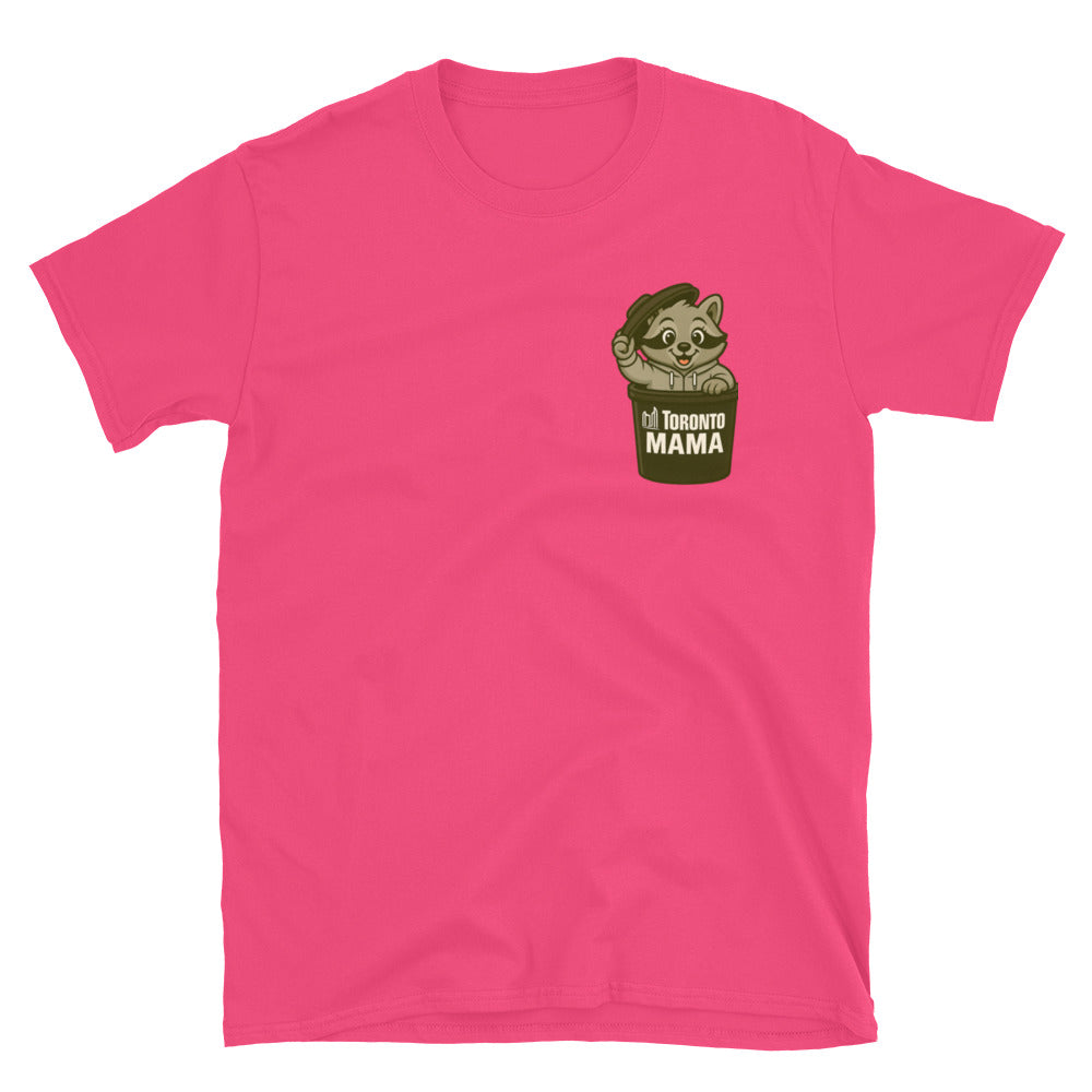Toronto Mama Garbage Raccoon Left Chest Tee