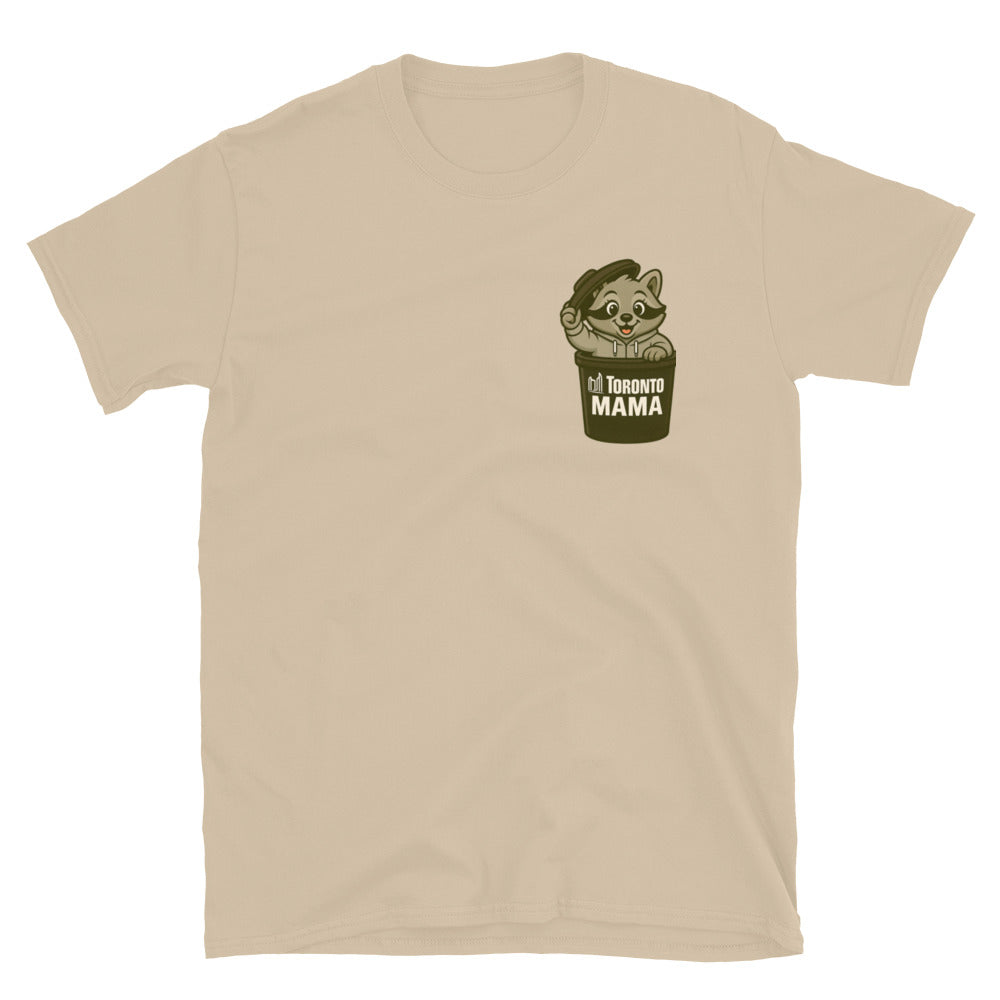 Toronto Mama Garbage Raccoon Left Chest Tee