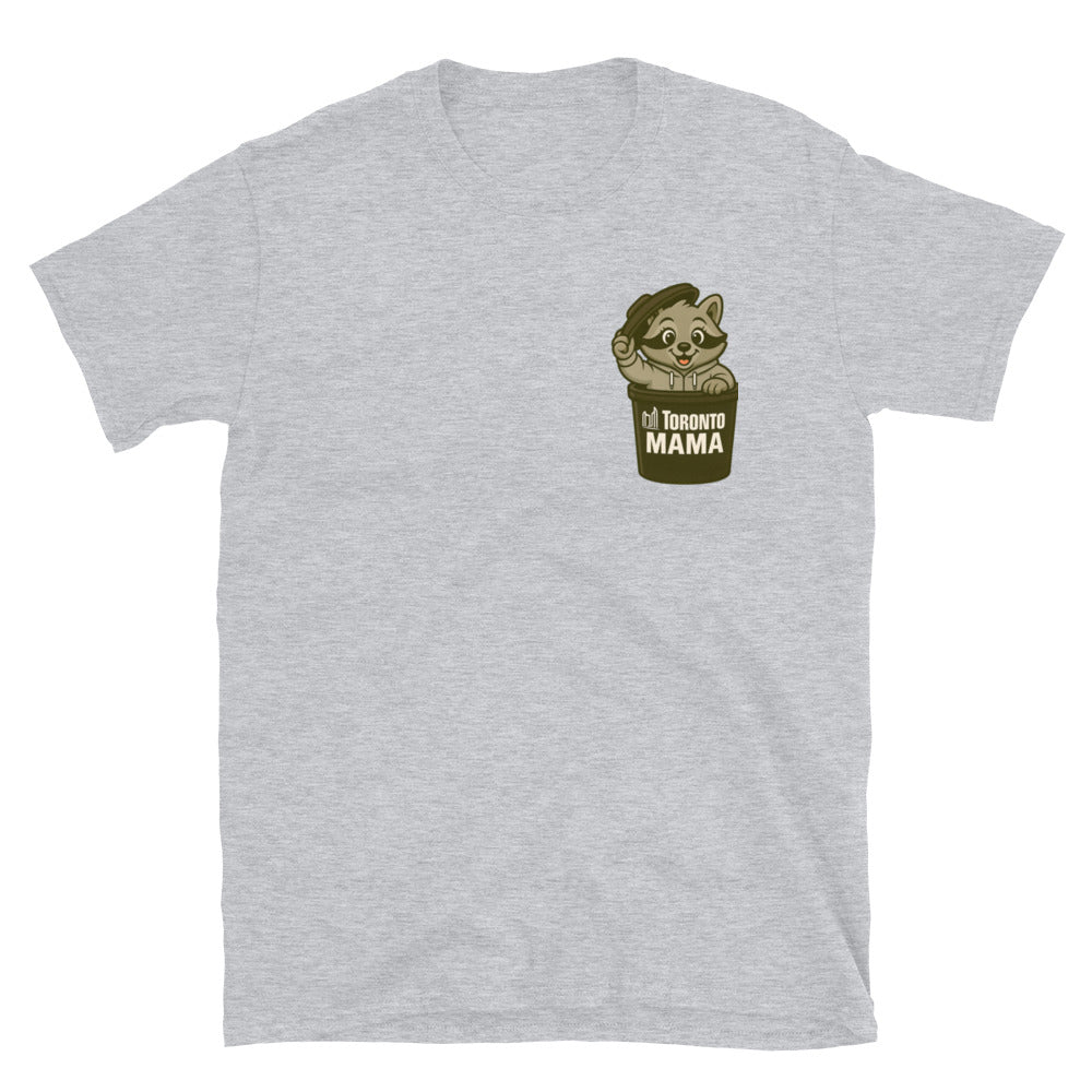 Toronto Mama Garbage Raccoon Left Chest Tee