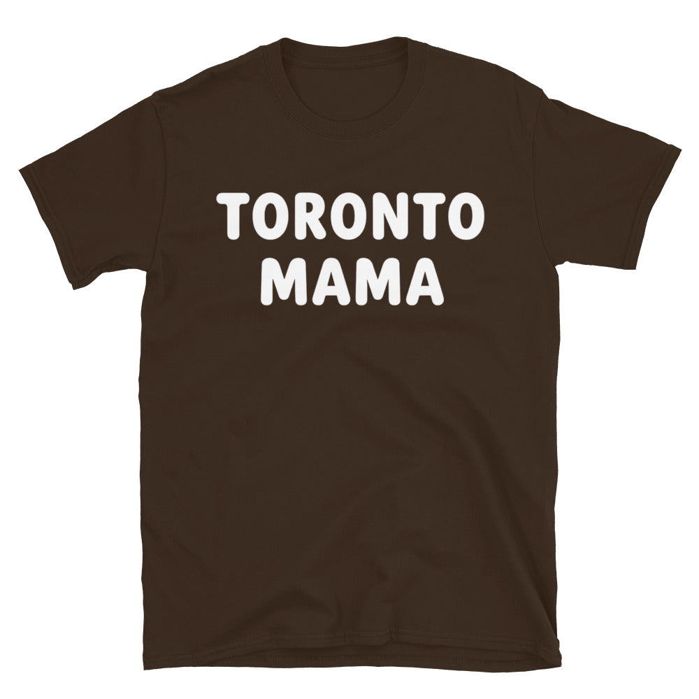 Toronto Mama White Letters Tee
