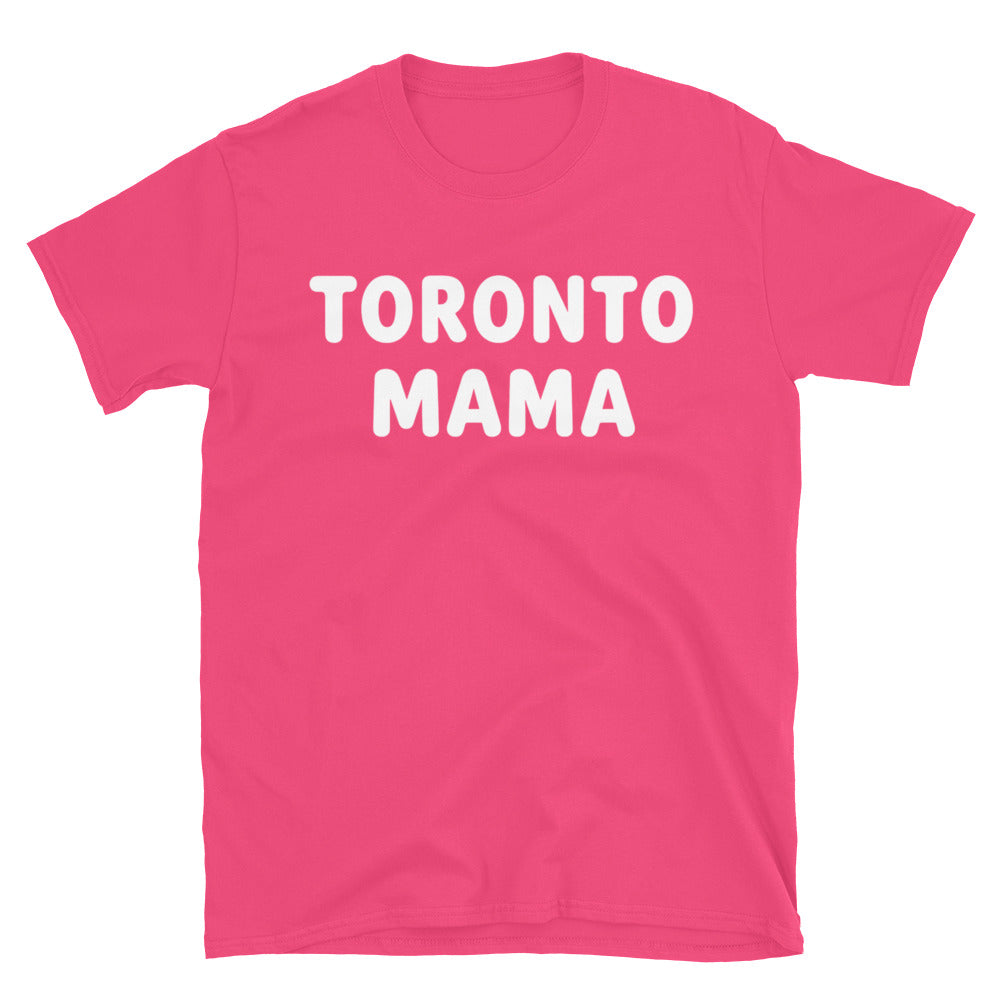 Toronto Mama White Letters Tee