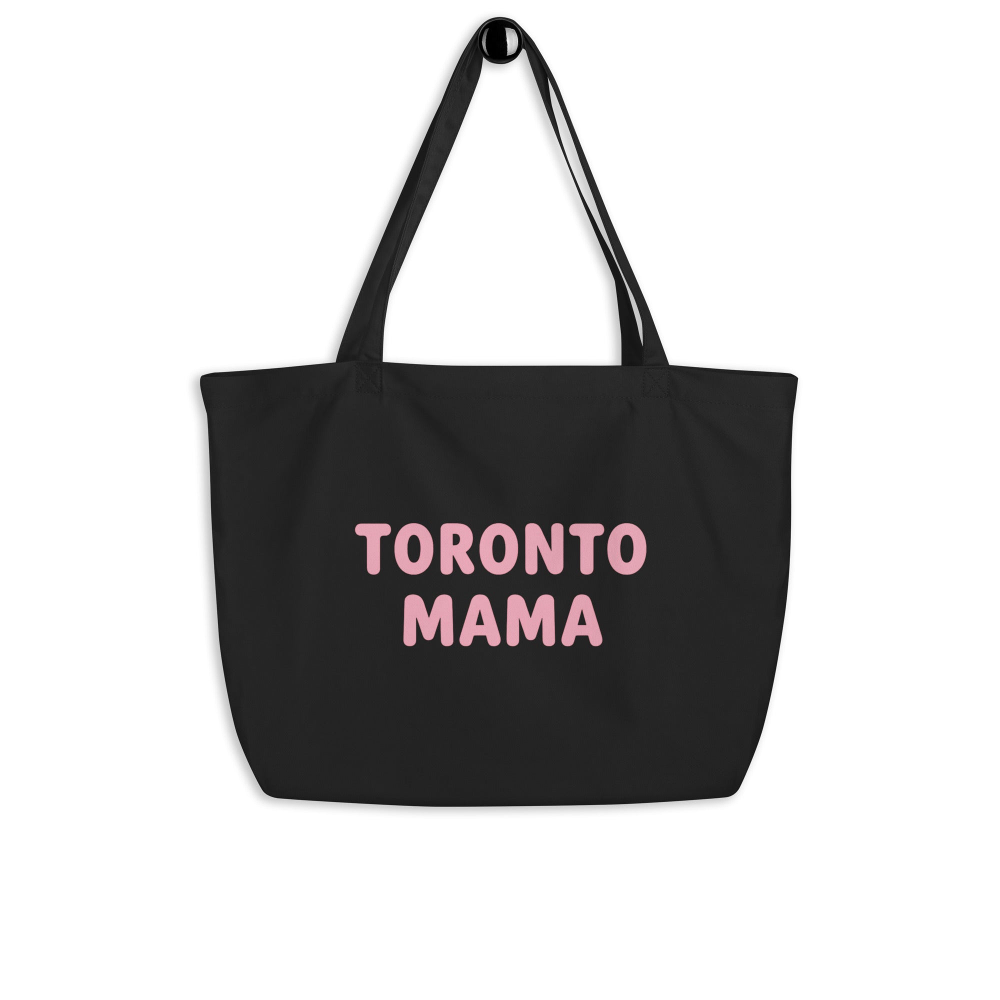Toronto Mama  Pink Letters Large Tote Bag