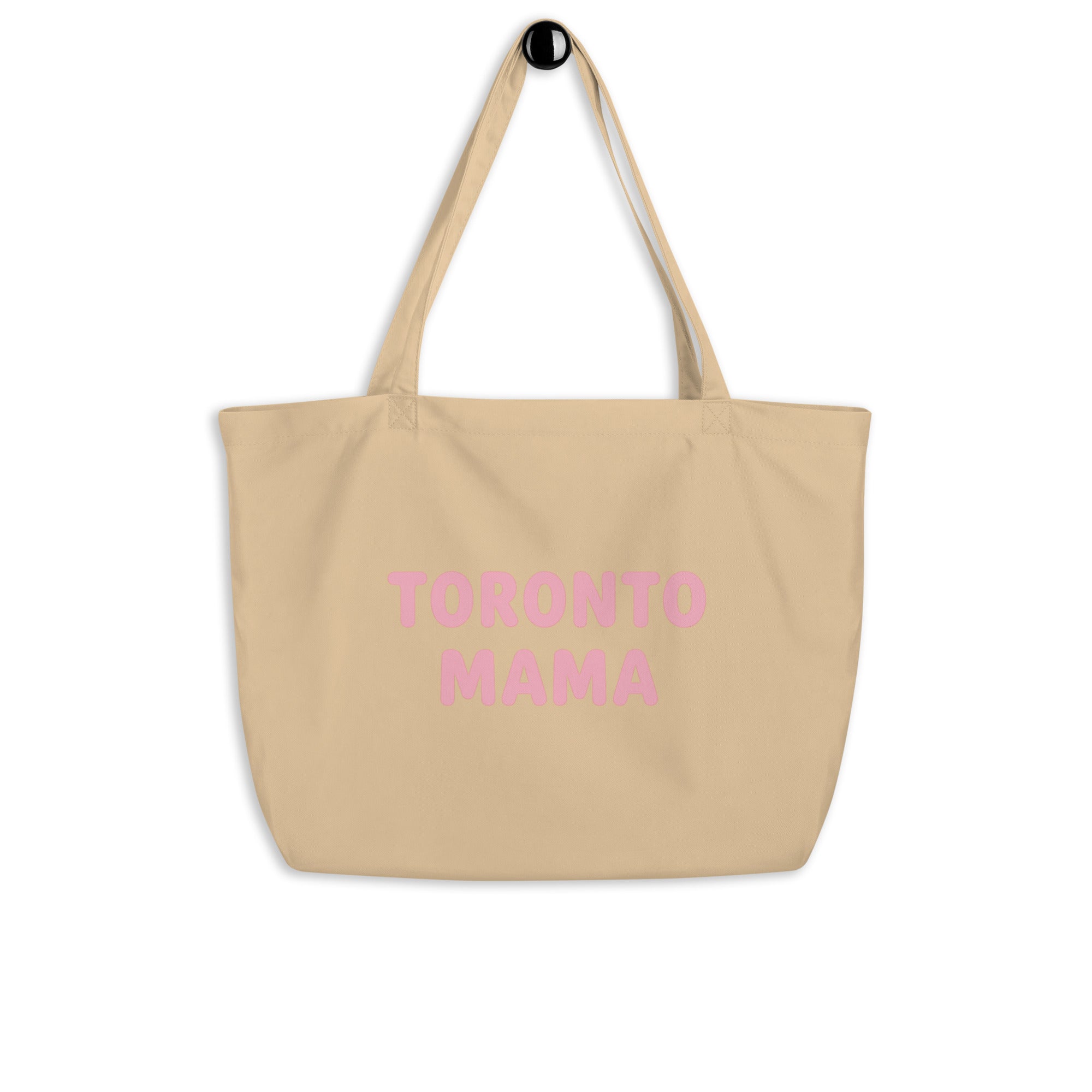 Toronto Mama  Pink Letters Large Tote Bag