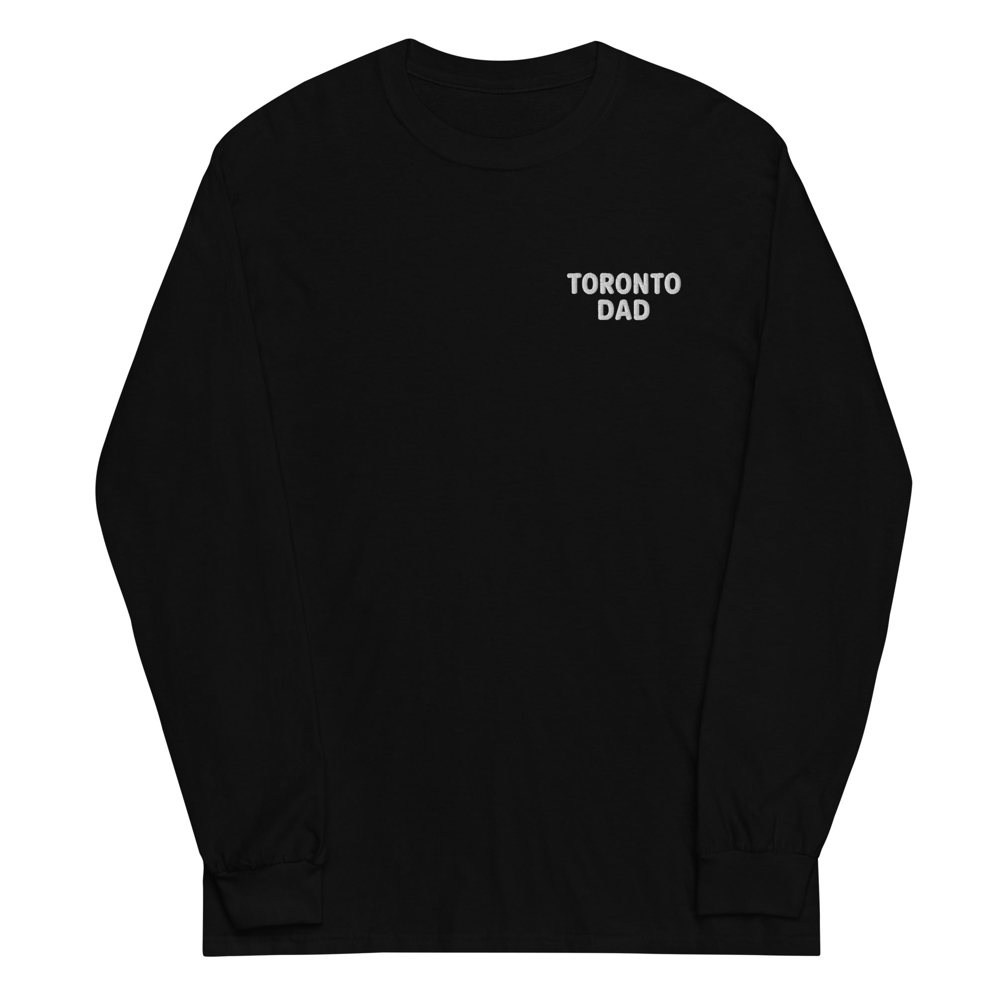 Toronto Dad Left Chest White Letters Long-sleeve