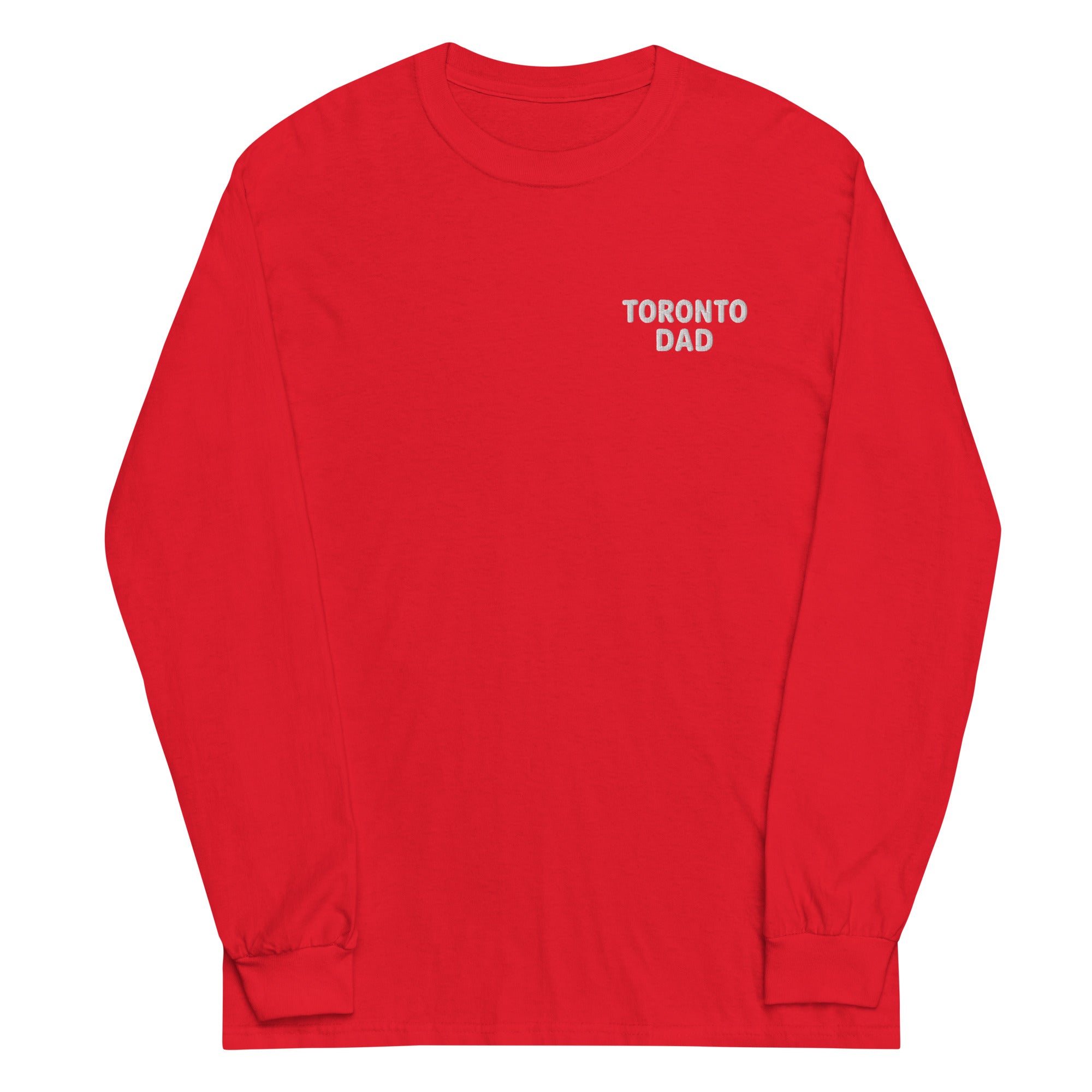 Toronto Dad Left Chest White Letters Long-sleeve