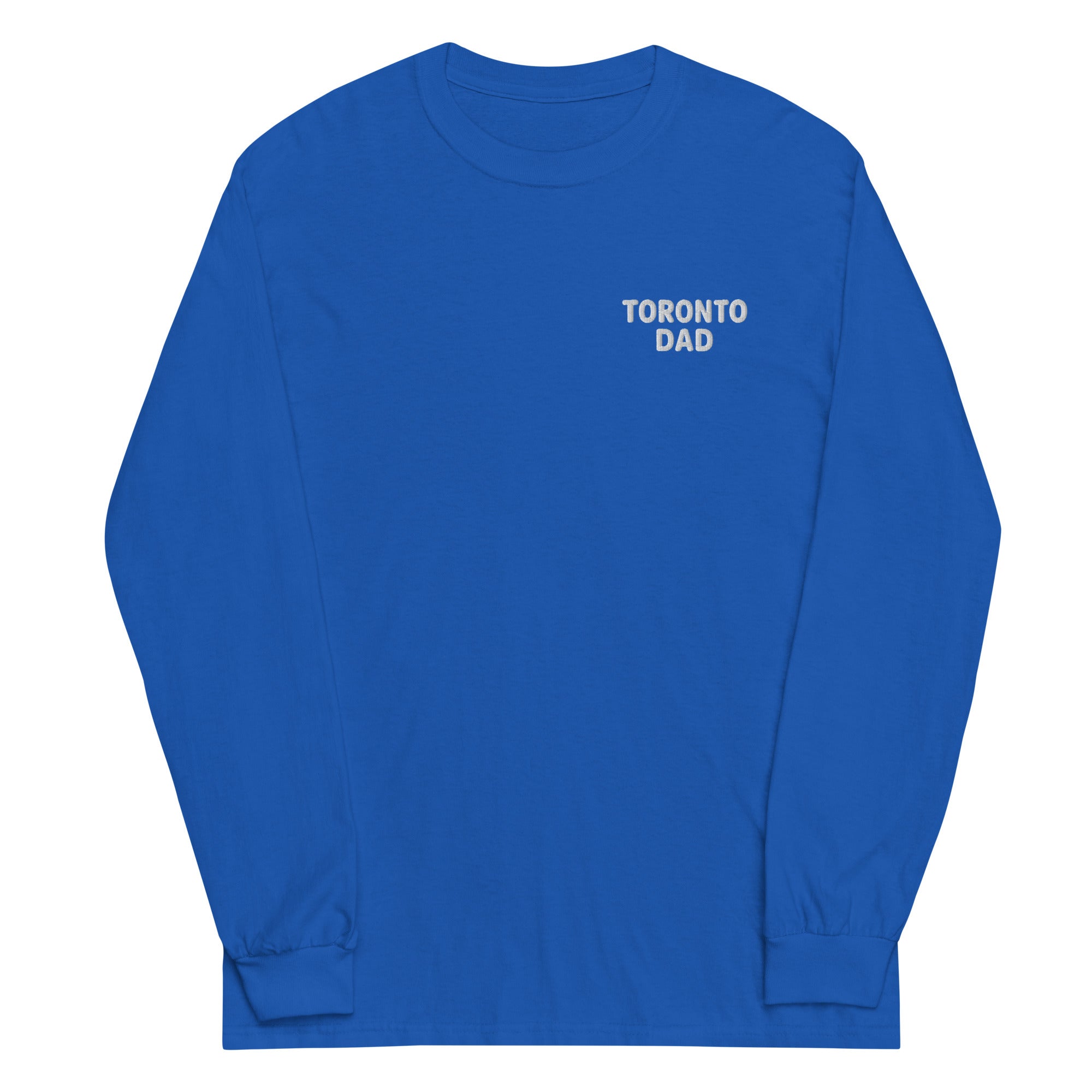 Toronto Dad Left Chest White Letters Long-sleeve