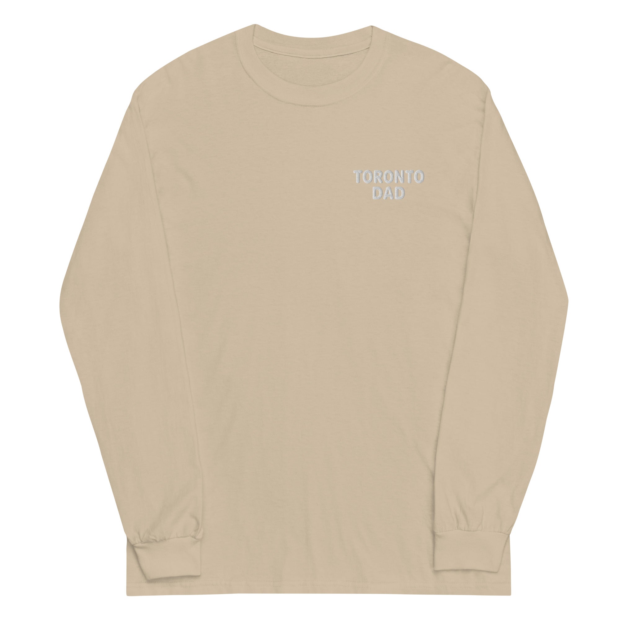 Toronto Dad Left Chest White Letters Long-sleeve