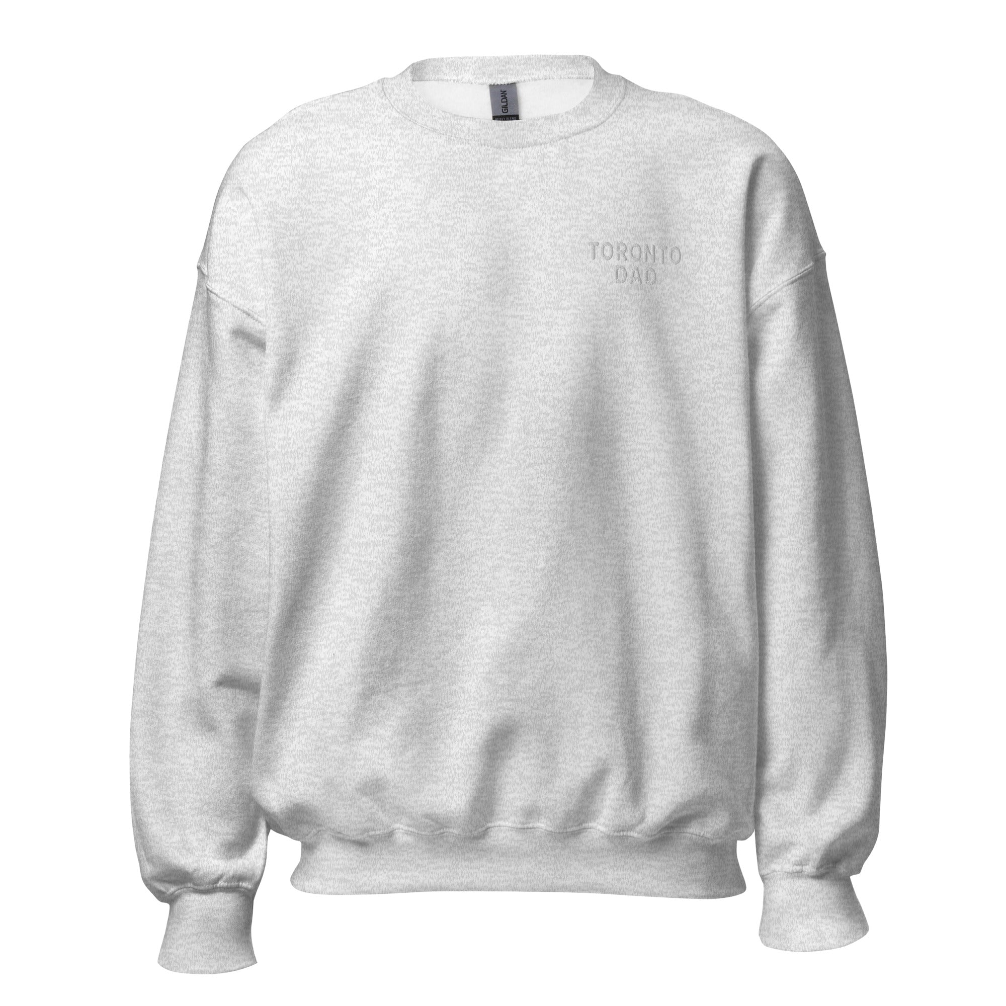Toronto Dad Left Chest White Letters Sweatshirt