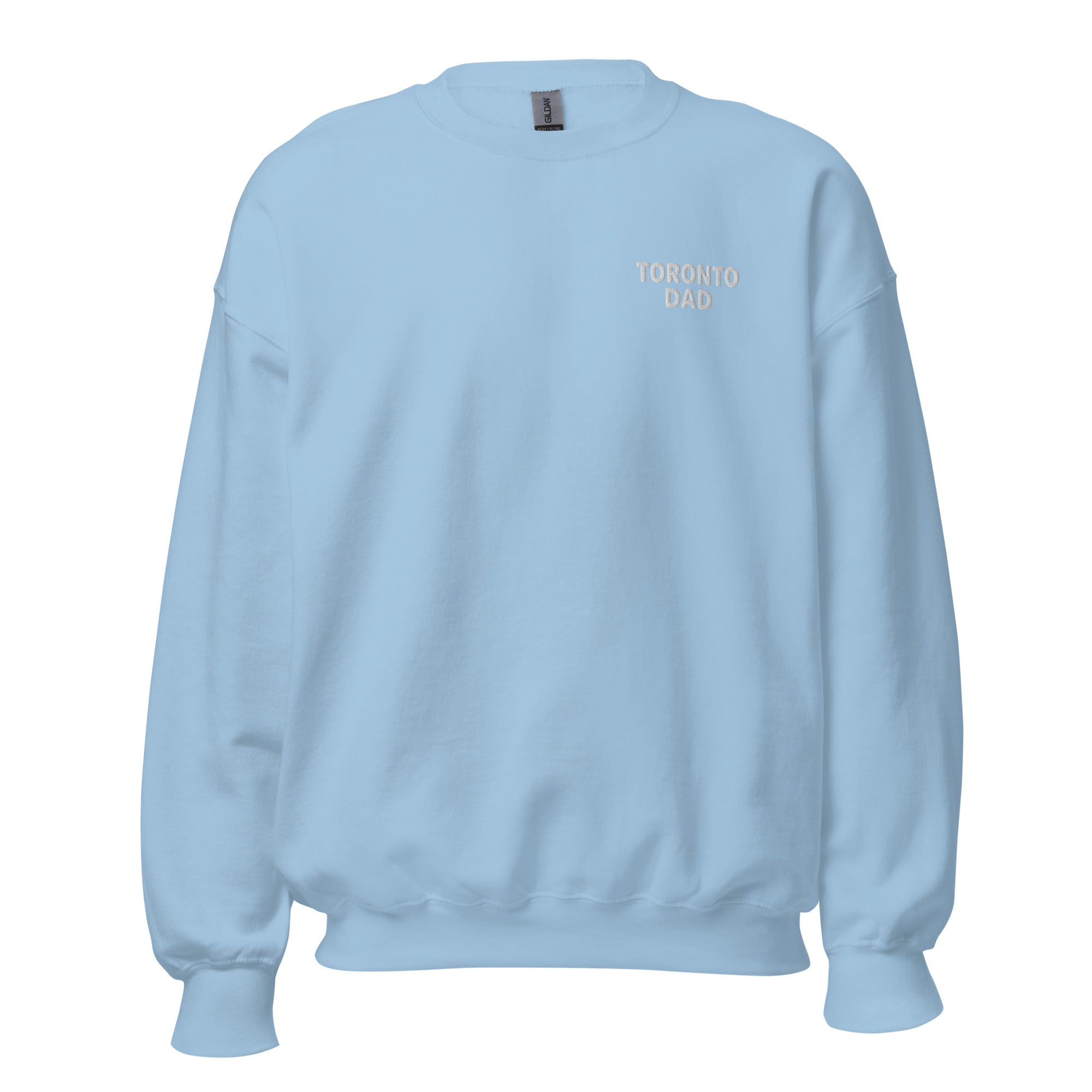 Toronto Dad Left Chest White Letters Sweatshirt