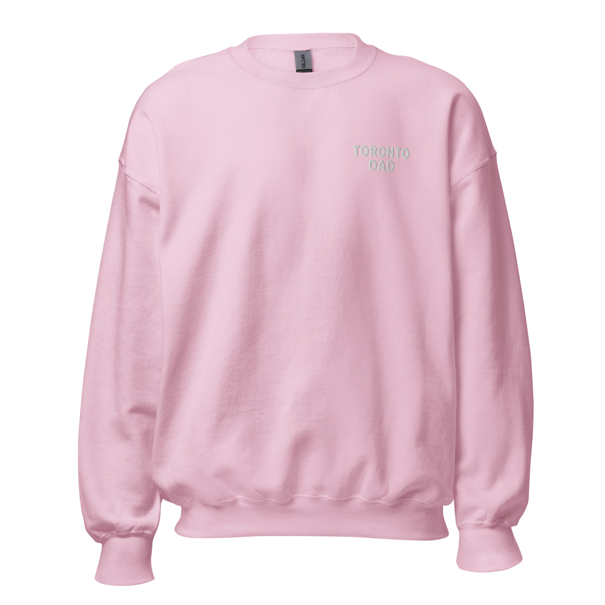 Toronto Dad Left Chest White Letters Sweatshirt
