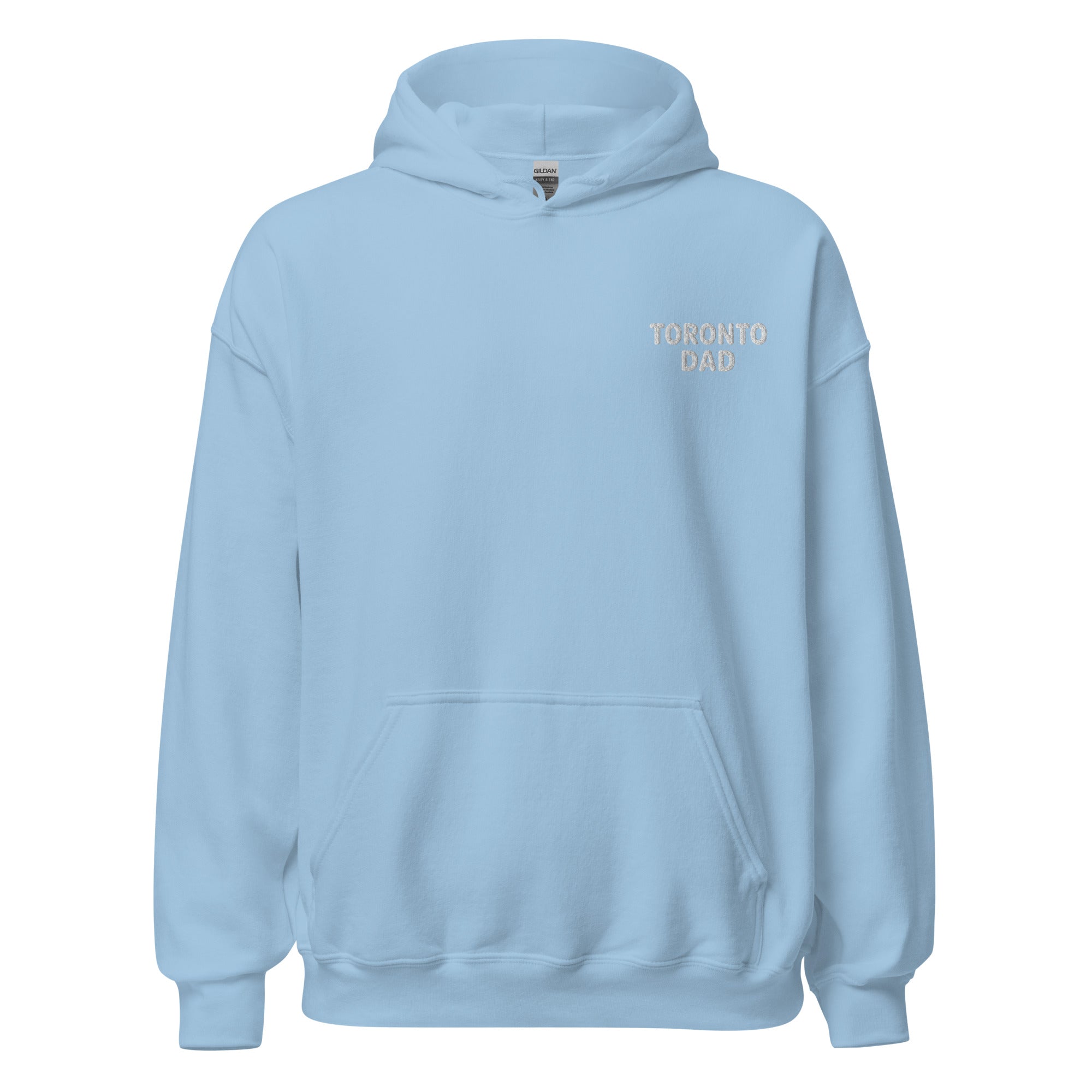 Toronto Dad Left Chest White Letters Hoodie