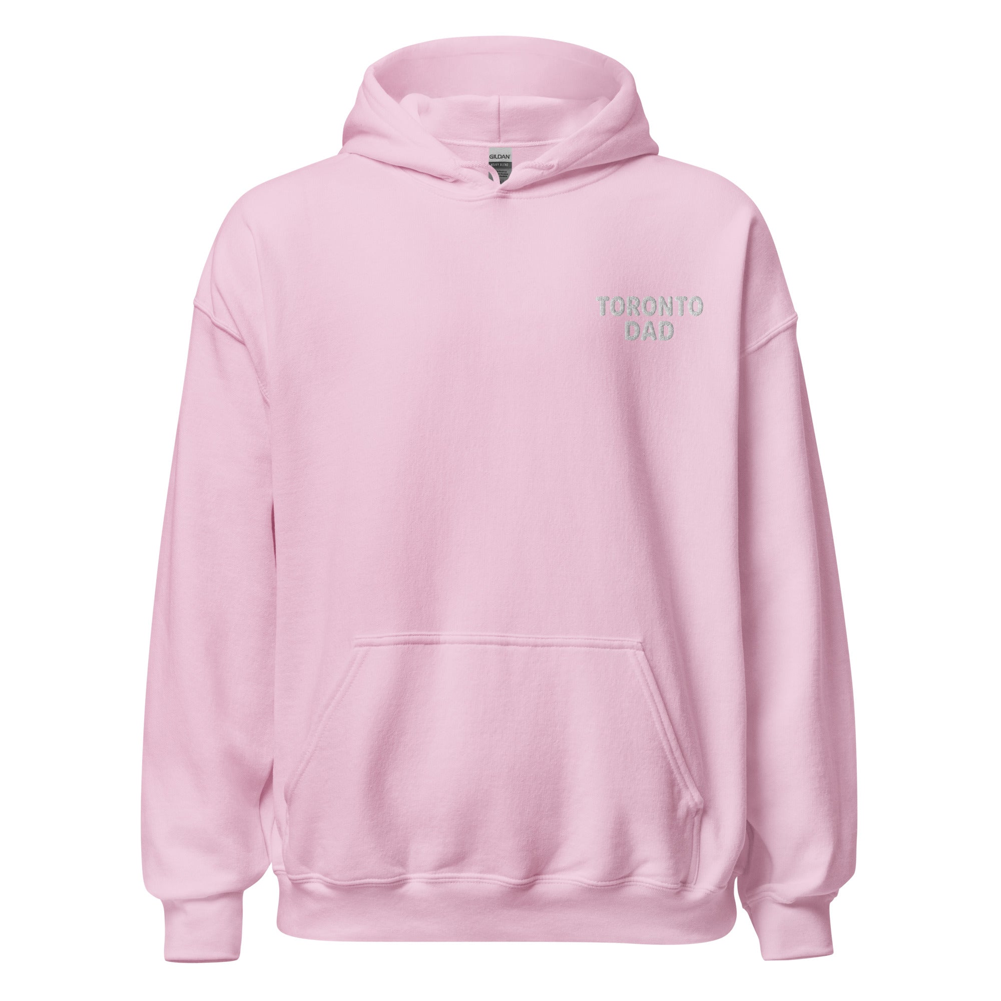 Toronto Dad Left Chest White Letters Hoodie