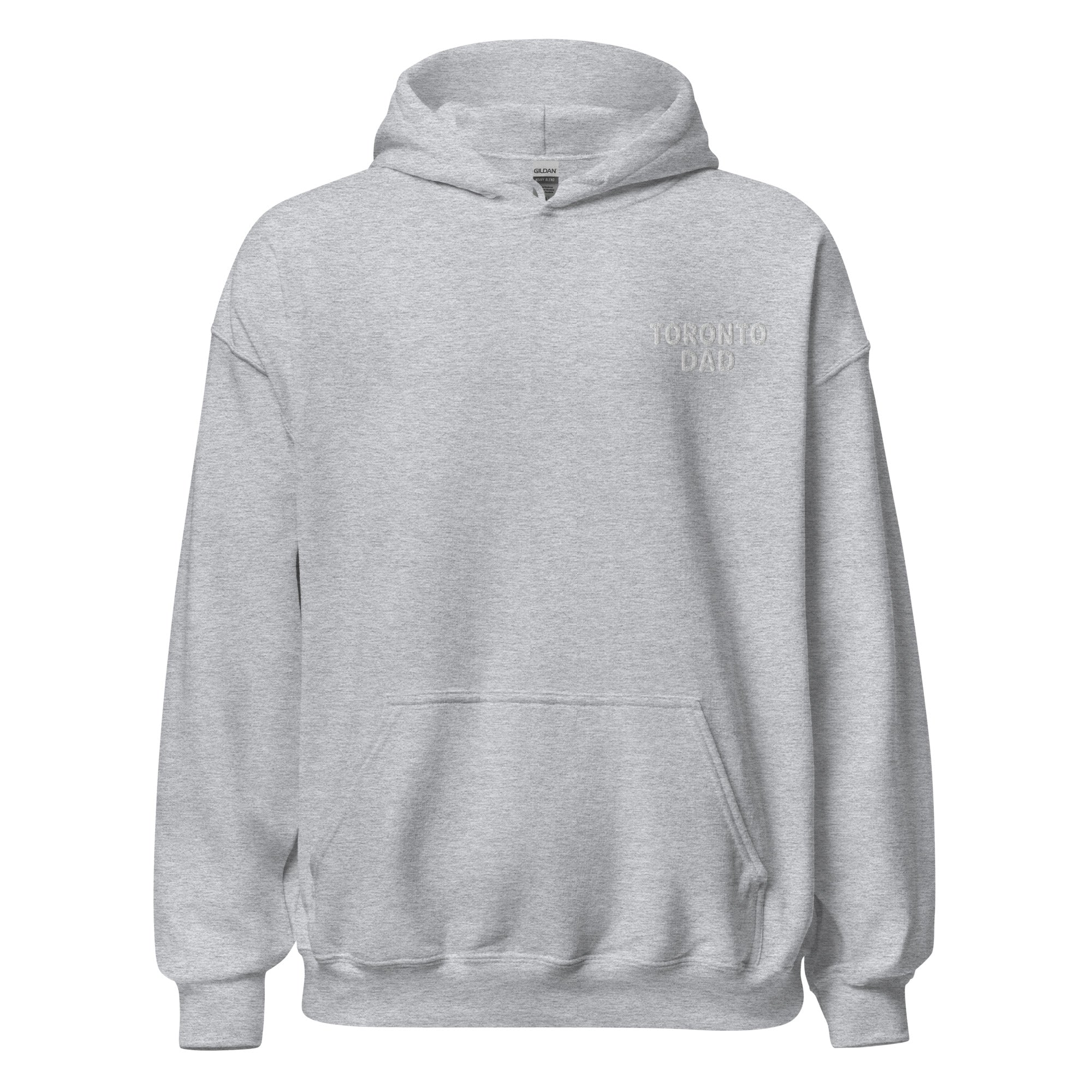 Toronto Dad Left Chest White Letters Hoodie