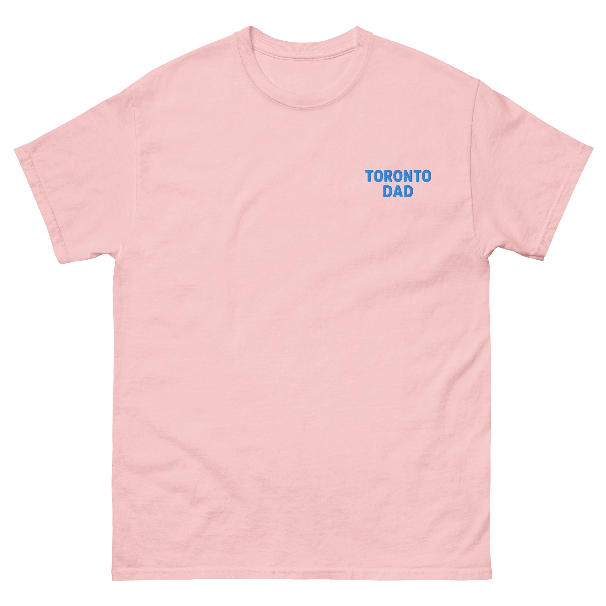 Toronto Dad Left Chest Blue Letters Tee