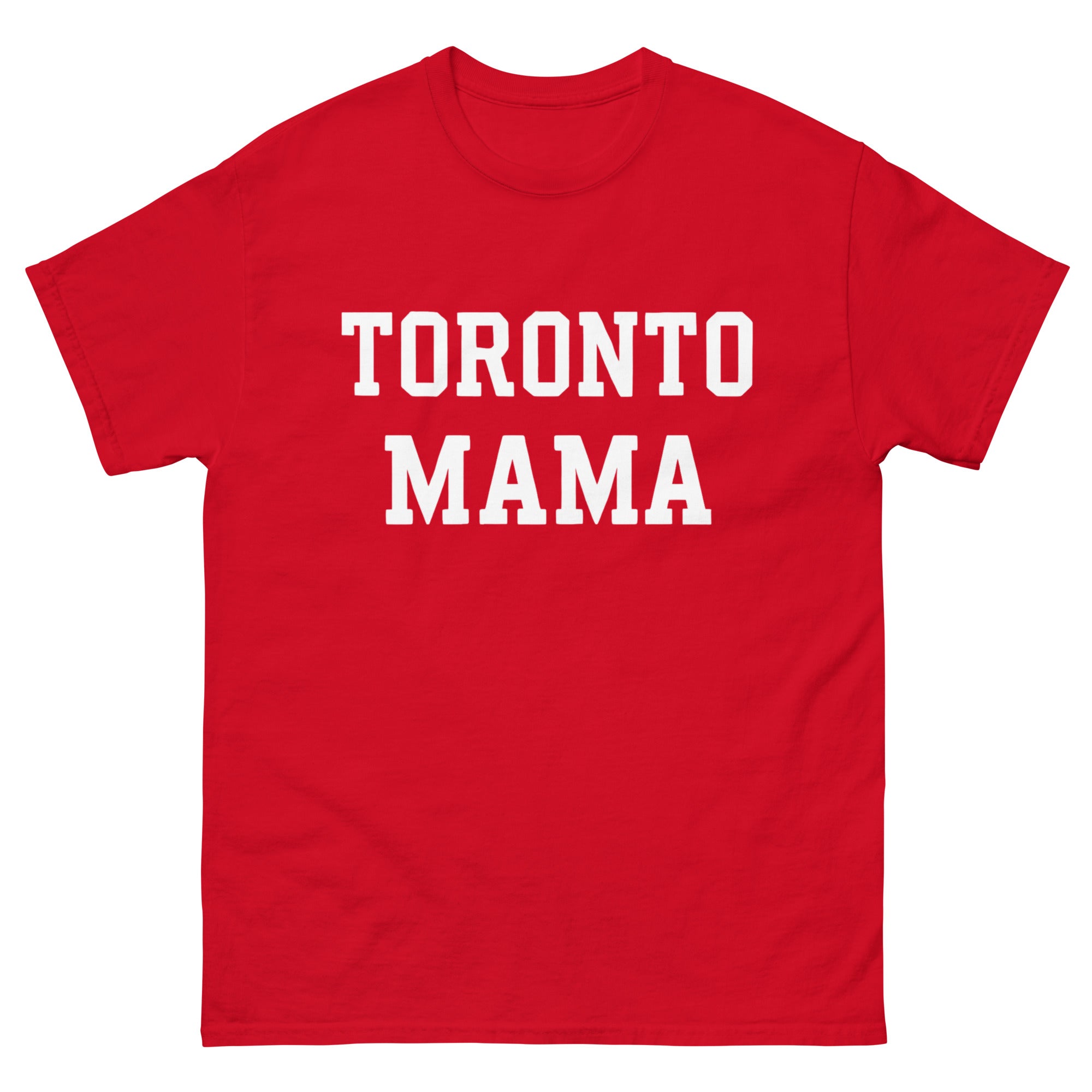 Toronto Mama White Collegiate Letters Tee