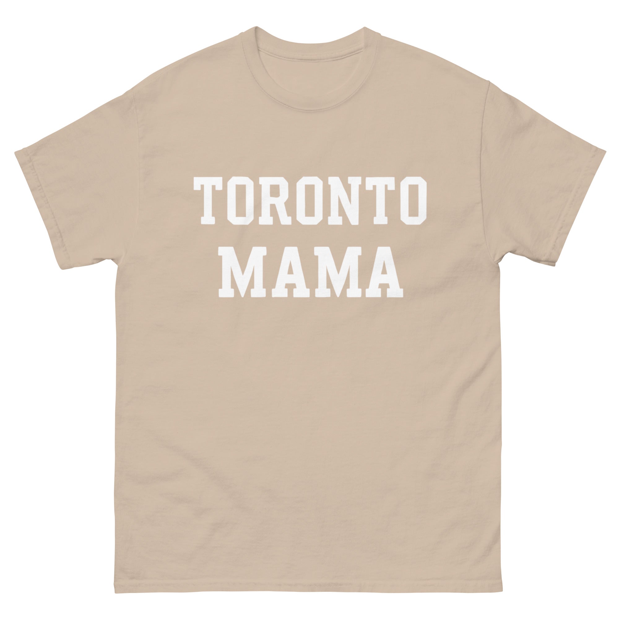 Toronto Mama White Collegiate Letters Tee