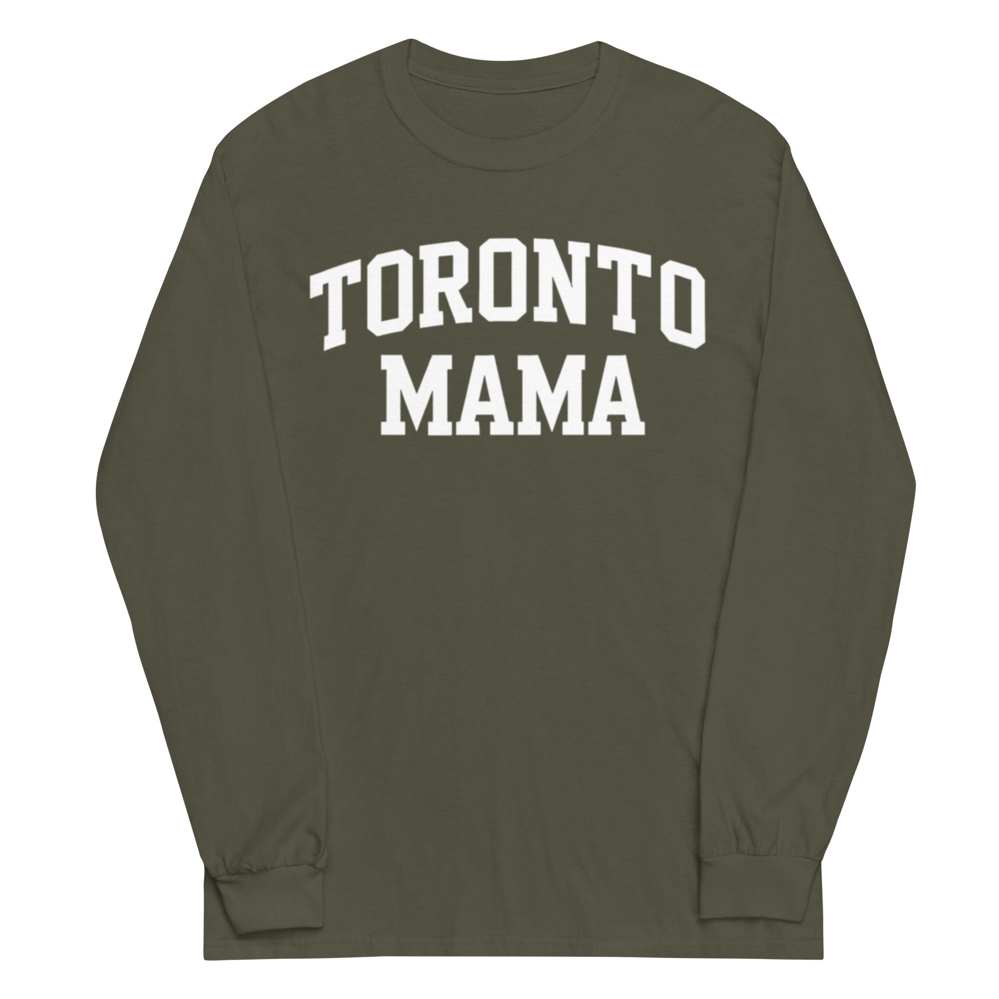 Toronto Mama Curved Collegiate Long-sleeve